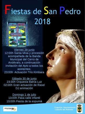 Fiestas patronales en honor a San Pedro 2018 Castaño del Robledo